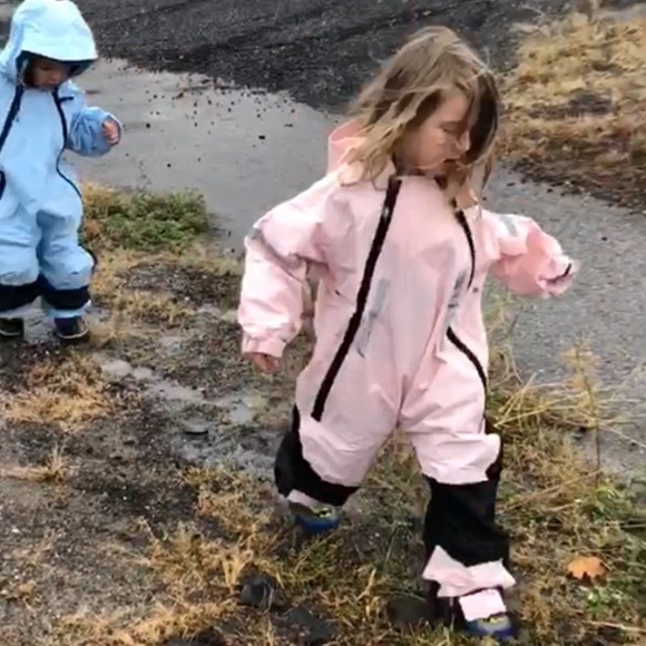 Other - Little girl Pink Rain Suit size 12 Months